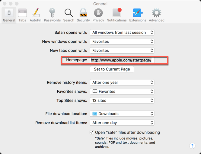 restablecer Safari en Mac