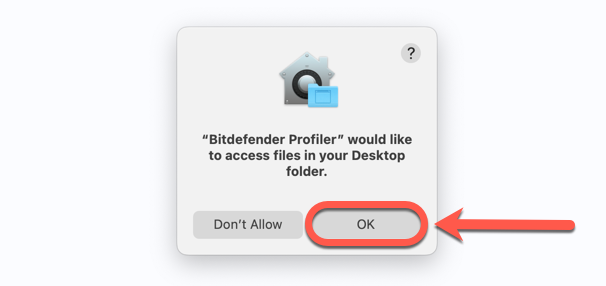 generar un registro de Profiler cuando Bitdefender no está instalado