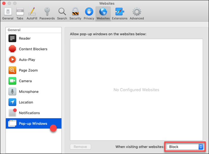 restablecer Safari en Mac
