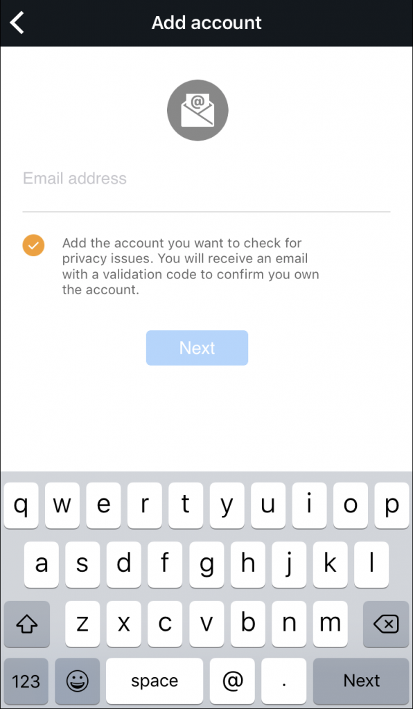 BMS for iOS Privacidad de cuentas 3