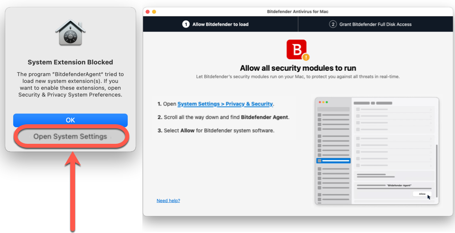 Instalar Bitdefender Antivirus para Mac - Ventura