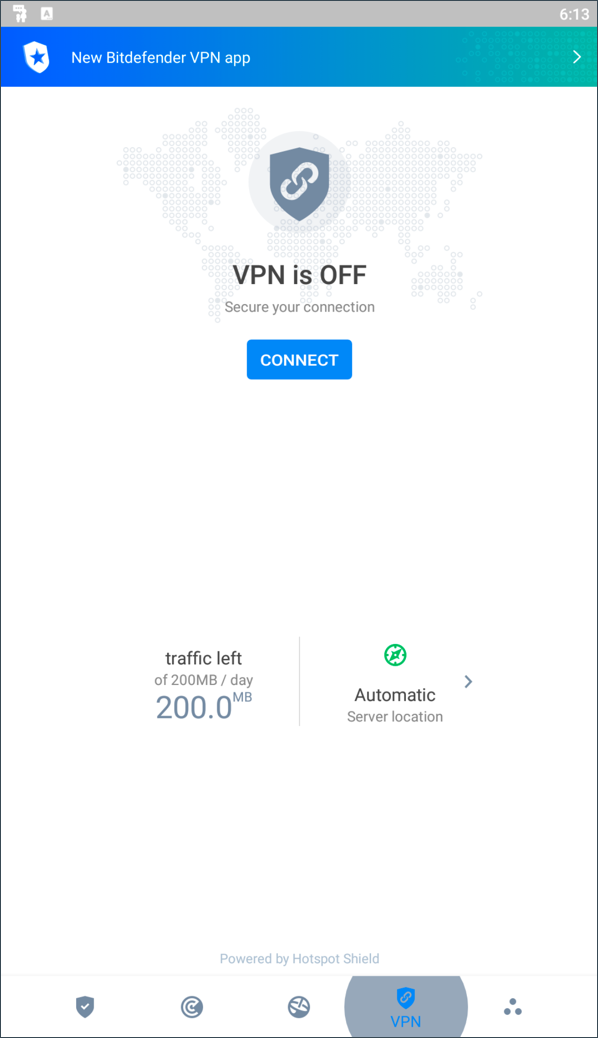 El módulo VPN en Bitdefender Mobile Security