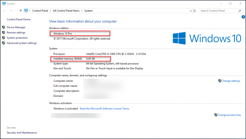 Compruebe si un PC cumple los Requisitos del Sistema de Bitdefender - Windows 10