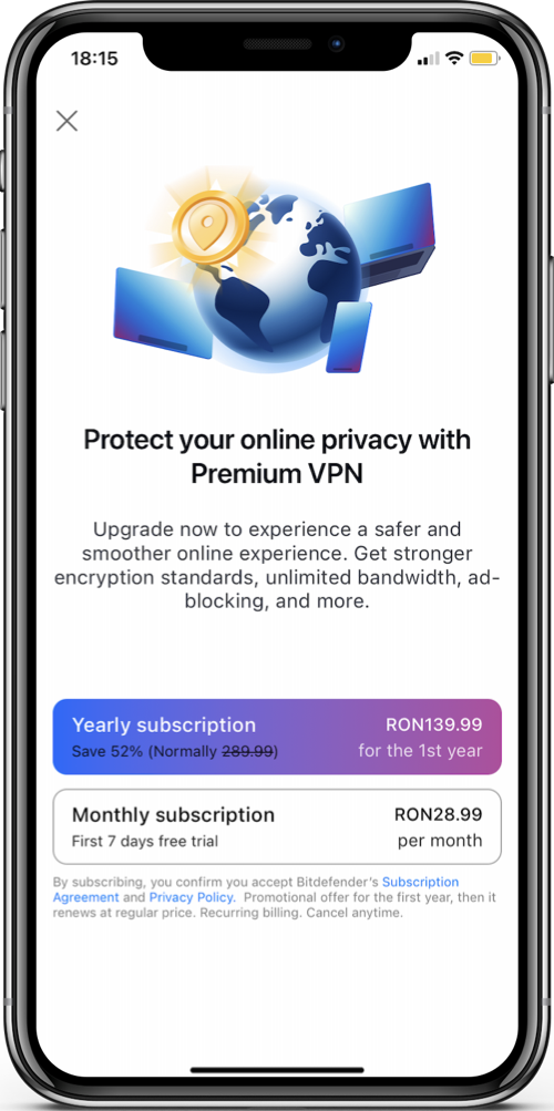 Offers - How to install Bitdefender VPN on iOS
