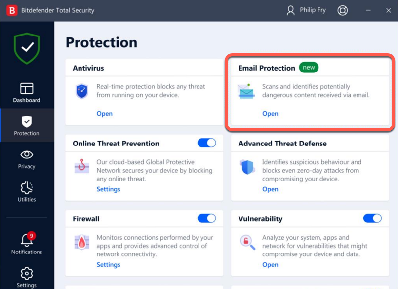 E-mail Protection - Windows
